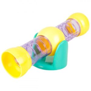 Knaagdierspeelgoed Bertrand Wip Buis - Geel